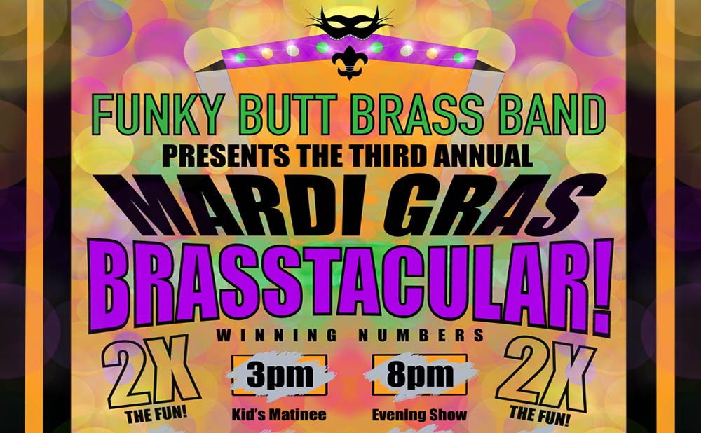 Funky Butt Brass Band Mardi Gras Brasstacular at Delmar Hall